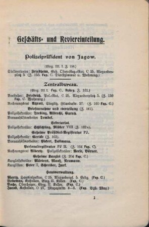 Polizei-Präsident von Jagow