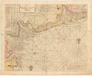A Chart of the Eems Elve, Weser, Eyder, & Hever. With the Holy Island [Helgoland].