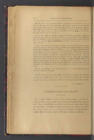 Numismatique coloniale