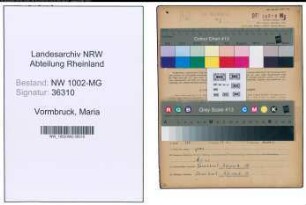 Entnazifizierung Maria Vormbruck , geb. 23.07.1913 (Arbeiterin)