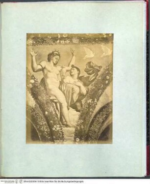 Rome peinture decorativeRom, Villa Farnesina, Detail mit Venus und Psyche in der Loggia di Psiche - Rotes Album II (vorwiegend Cappella Sistina, Farnesina)