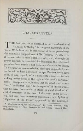 Charles Lever