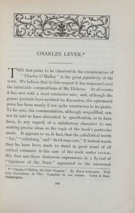 Charles Lever