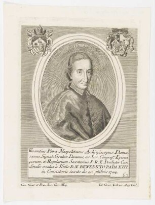 Bildnis des Benedicto Papa XIII.