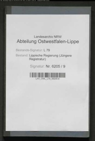 Vorstellungslisten des Aushebungsbezirks Detmold, Band 1