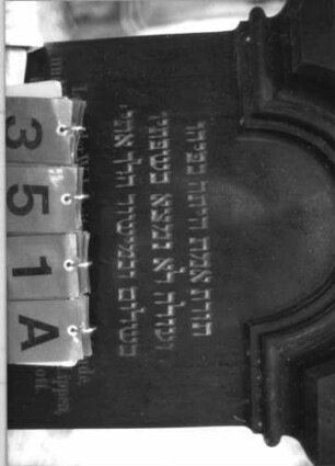 Grabstein 351 [Hahn S. 218 Grab-Nr. 2150 ]: Grabstein 351A [Hahn S. 218 Grab-Nr. 2150 ]