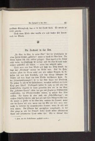Die Hochzeit in der Arv.