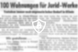 100 Wohnungen für Jurid-Werke