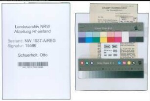 Entnazifizierung Otto Schuerholt , geb. 00.00.0000 (Stadtassistent)