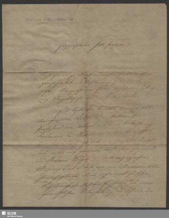 24) Brief Johann von Wehrden wohl an Eduard Böcking; dat. Brackwede, 14.02.1853.