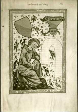 Manessische Handschrift 16 Heinrich von Veldeke
