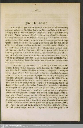 Die 16. Karte
