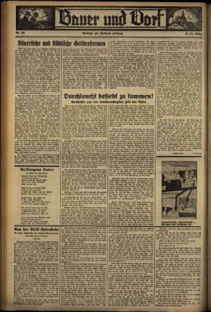 Vierte Ausgabe vom Samstag, den 21. März 1936.