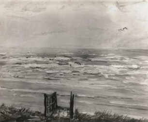 Meerlandschaft : Meerlandschaft. Ölgemälde (um 1910; M. Slevogt)