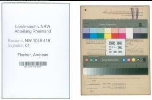 Entnazifizierung Andreas Fischer , geb. 29.01.1893 (Feuerwehrmann)