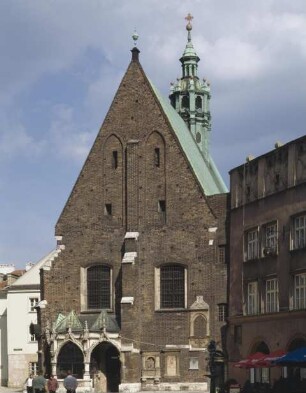 Stadtanlage, Katholische Kirche Sankt Barbara, Krakau, Polen