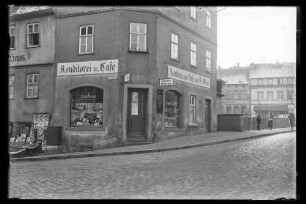 Gebäude Cafe und Konditorei Ecke Brückengasse/Tauberstraße