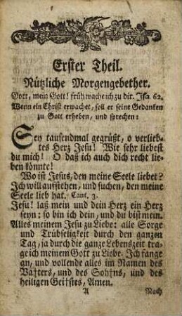 Marianischer Liliengarten Oder Vollständiges, sehr nützliches, christkatholisches Gebethbuch : darinn die kräftigsten und anmüthigsten Morgens- Abends- Meß- Vesper- Beicht- und Communiongebether ...