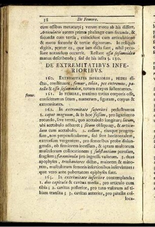 De Extremitatibus Inferioribus.