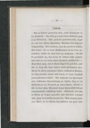 Daheim.