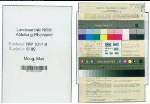 Entnazifizierung Max Moog , geb. 04.07.1910 (Betriebswart)