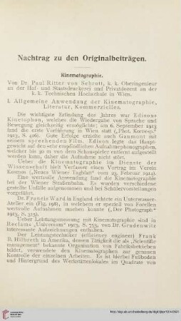 Kinematographie