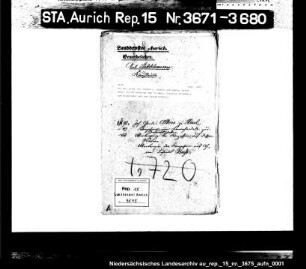 Die der Witwe des Johann G. Albers und später ihrem Enkel Ahrend Behrends Buß in Hesel erteilte Erlaubnis zum Kramhandel und zur Gastwirtschaft