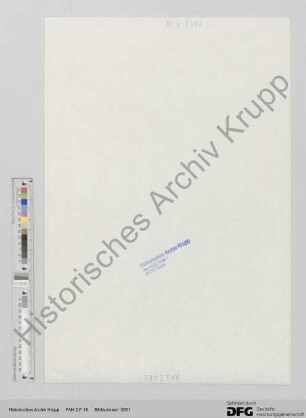 Aufzeichnungen von Alfred Krupp zur Erhaltung des Stammhauses. [siehe auch FAH 2 F 10.1 (Abschrift von FAH 2 F 18), FAH 2 F 10.2 (Akte der Centralregistratur, Kopie), WA 149/789]