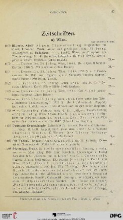 Zeitschriften (Nr. 1099-1125)
