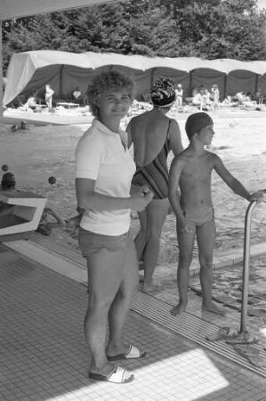 Erste Karlsruher Schwimmeisterin Monika Reinhard