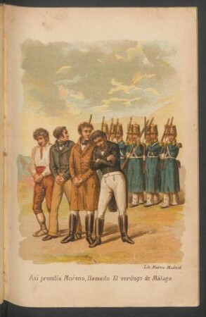 Así prendía Moreno, llamado El verdugo de Málaga. - [Ilustración]