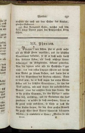 XIX. Phocion.
