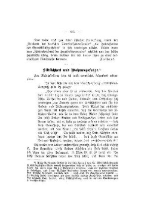 Sittlichkeit und Wohnungsfrage