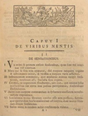 Caput I. De viribus mentis.