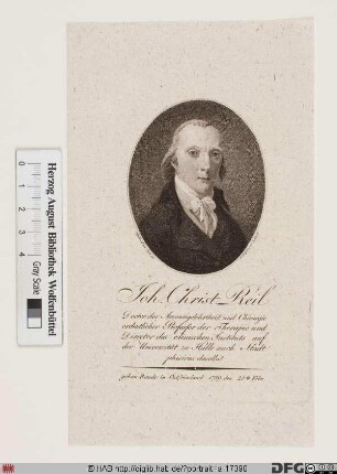 Bildnis Johann Christian Reil