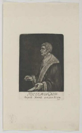 Bildnis des Nicolaus Gross