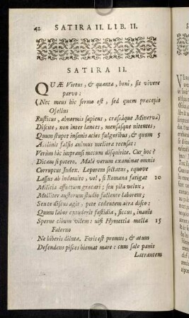 42-57, Satira II.