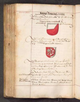 Wappen Schultheiß Hanns von Weißdorf, Wappen Sigmundt Fürer