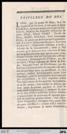 Privilège du Roi