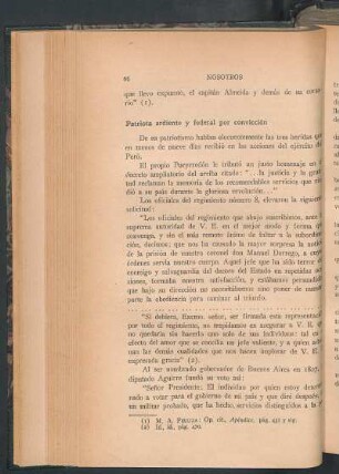 Patriota ardiente y federal por convicción