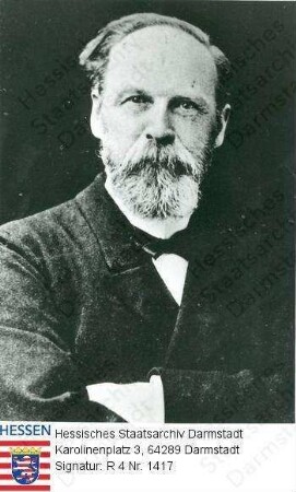 Spamer, Adolf (1834-1920) / Porträt, Brustbild