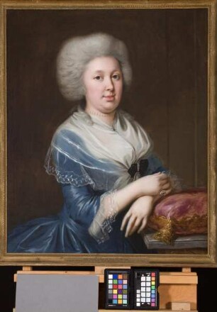 Bildnis der Landgräfin Wilhelmine Karoline von Hessen-Kassel (1747-1820)