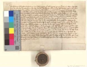 Die Stadt Dahme verschreibt sich dem Kloster über ein Schock Jahreszins aus dem Schoss.