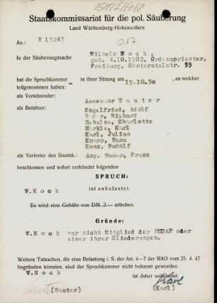 Mock, Wilhelm