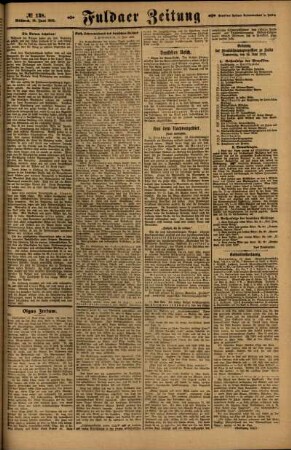 Zweite Ausgabe vom Mittwoch, den 18. Juni 1919.