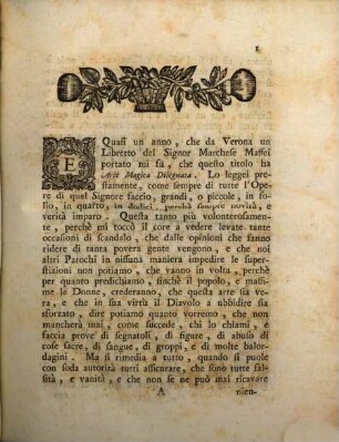 Arte Magica distrutta Risposta