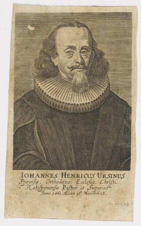 Bildnis des Iohannes Henricus Ursinus