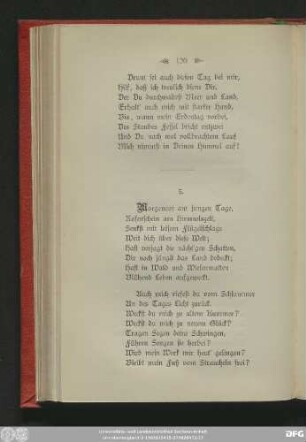 5. [ Morgenrot am jungen Tage]