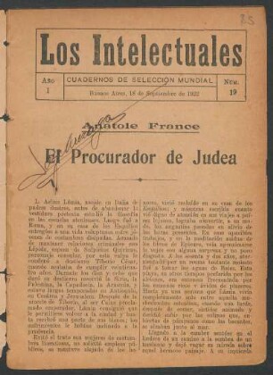 El procurador de Judea