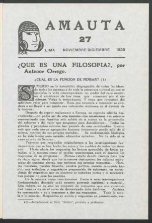 ¿Que es una filosofía?